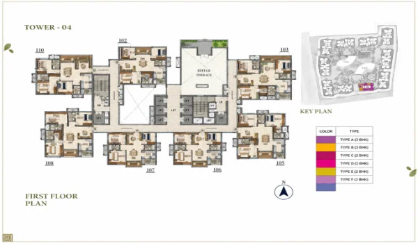 Featured Image of First Floor Layout Prestige Golden Grove Tower 4 Planning
