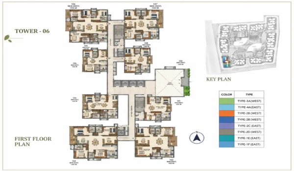 Featured Image of First Floor Layout Prestige Golden Grove Tower 6 Planning