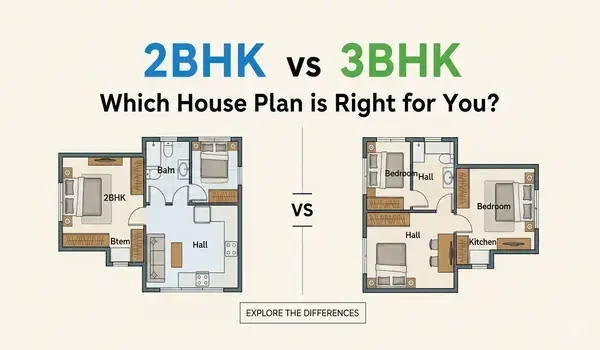 Featured Image of Floor Plan Guide 2BHK Vs 3BHK Which Layout Works Better For Hyderabad Families