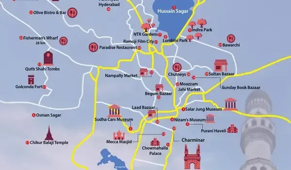 Featured Image of Hyderabad Distance Guide: Major City Distances & Travel Time (2026)