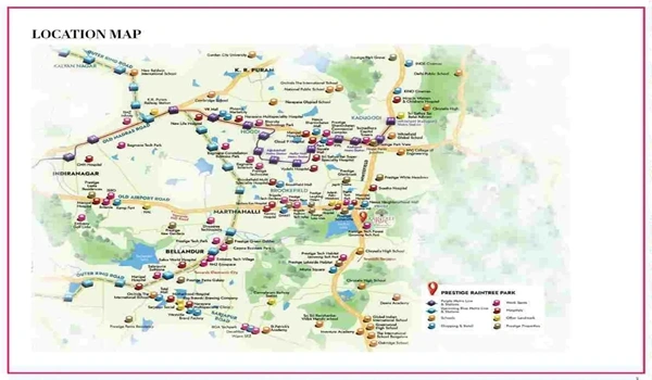 Featured Image of Prestige Evergreen Location Map