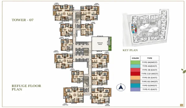 Featured Image of Safety Refuge Floor Layout For Prestige Golden Grove Tower 7