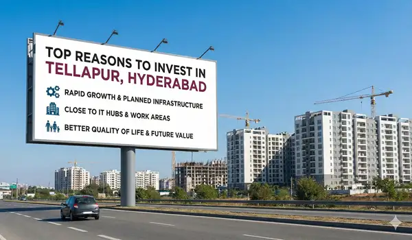 Featured Image of Top reasons to invest in Tellapur Hyderabad