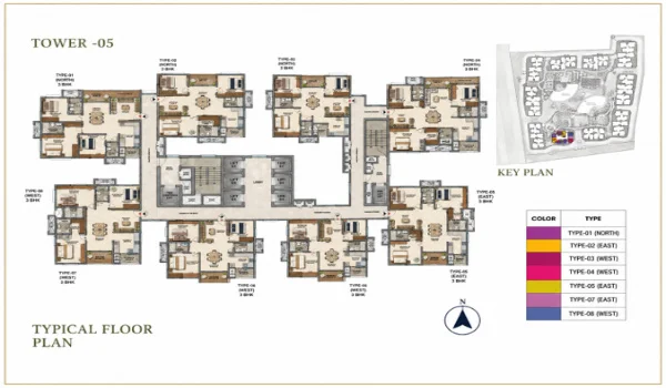 Featured Image of Typical Floor Layout Prestige Golden Grove Tower 5 Planning