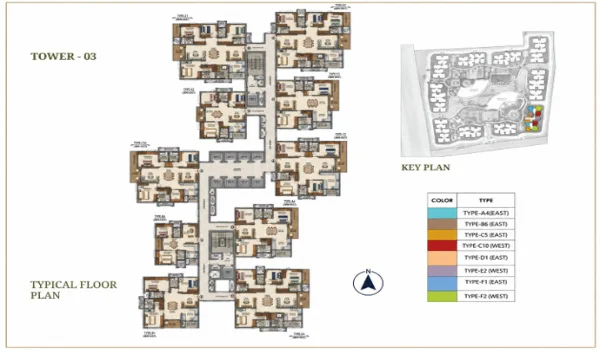 Featured Image of Typical Floor Planning For Prestige Golden Grove Tower 3