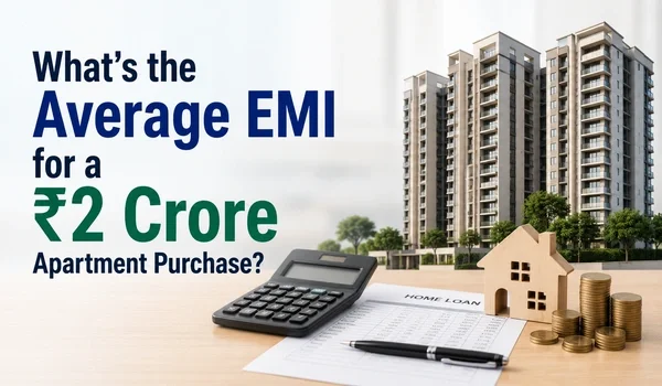 Featured Image of What’s the Average EMI for a ₹2 Crore Apartment Purchase?